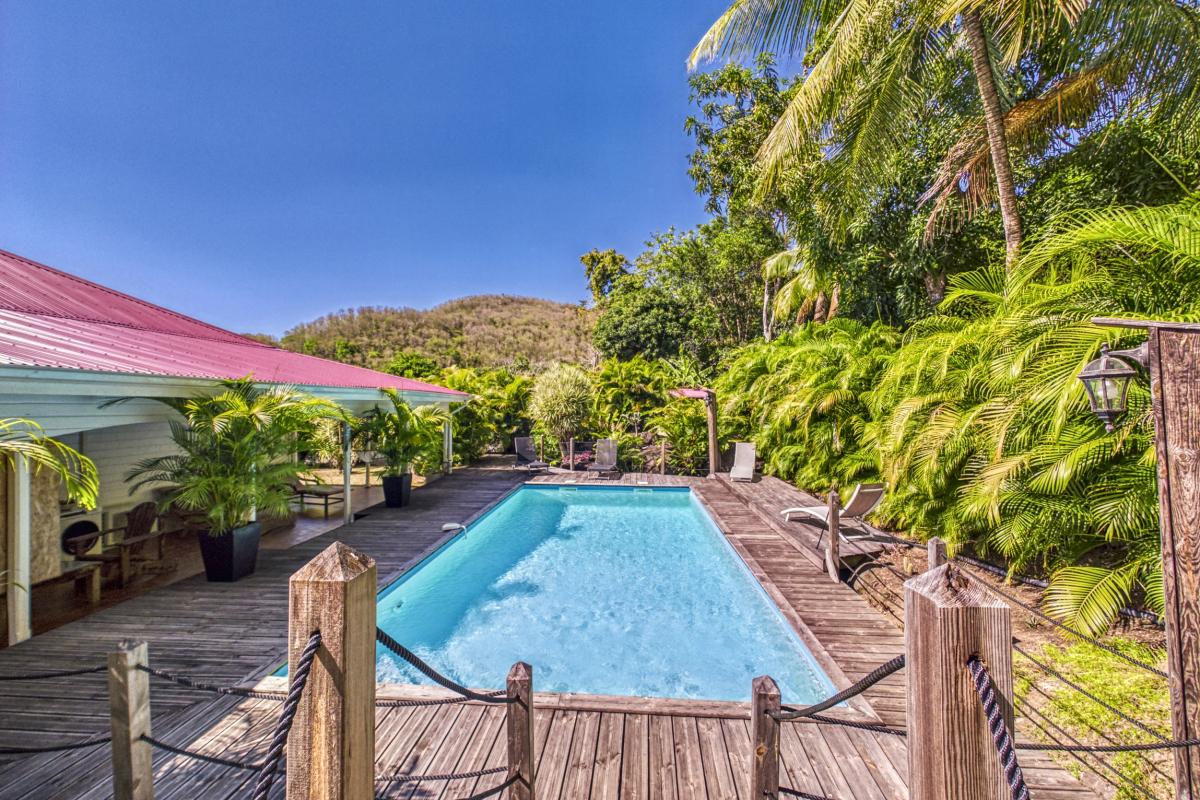 43.Location villa piscine Grande Anse 200m Deshaies Guadeloupe